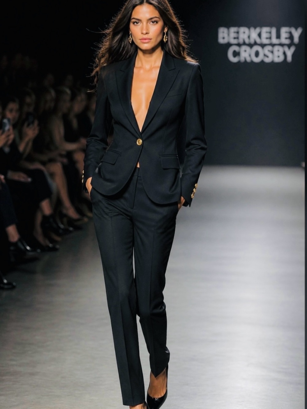 Derek Lam 10 Crosby blazer 
 with Gold Buttons